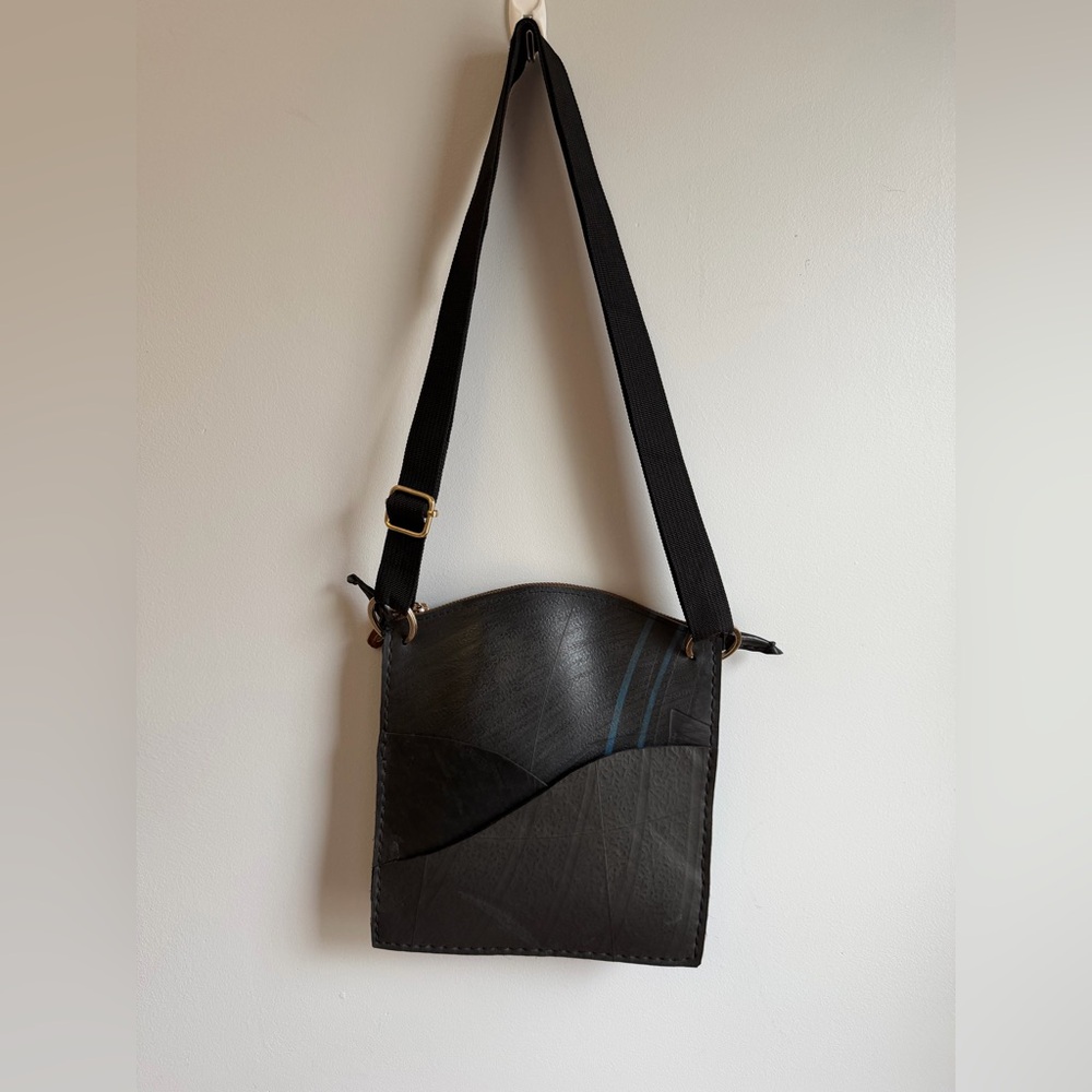 Recycled Rubber Passport Bag